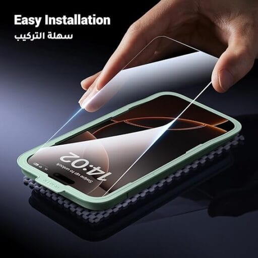 ⁦لصقة حماية الشاشة - للحفاظ على جهازك دائما في أمان⁩ - الصورة ⁦2⁩