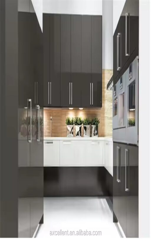 ⁦دولاب مطبخ خشبي فاخر وتصميم مخصص وخيارات واسعة من الإكسسوارات⁩ - الصورة ⁦3⁩