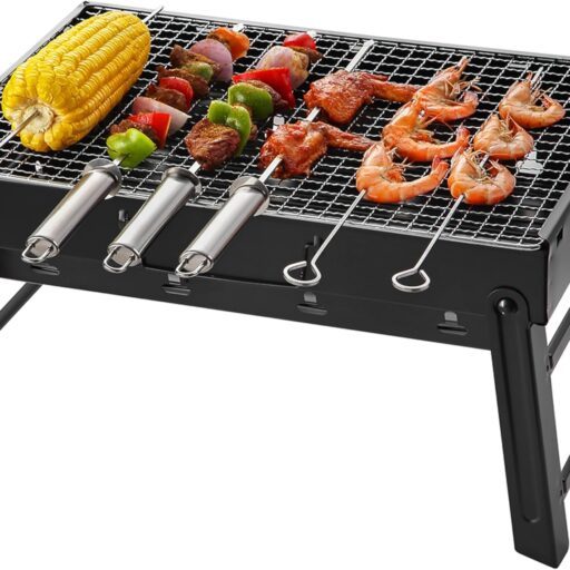 شواية حديد محمولة وقوية استمتع بطعم شواء حقيقي في منزلك